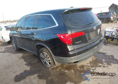 2017 Honda Pilot Ex-L from USA, damaged, VIN 5FNYF5H76HB010397